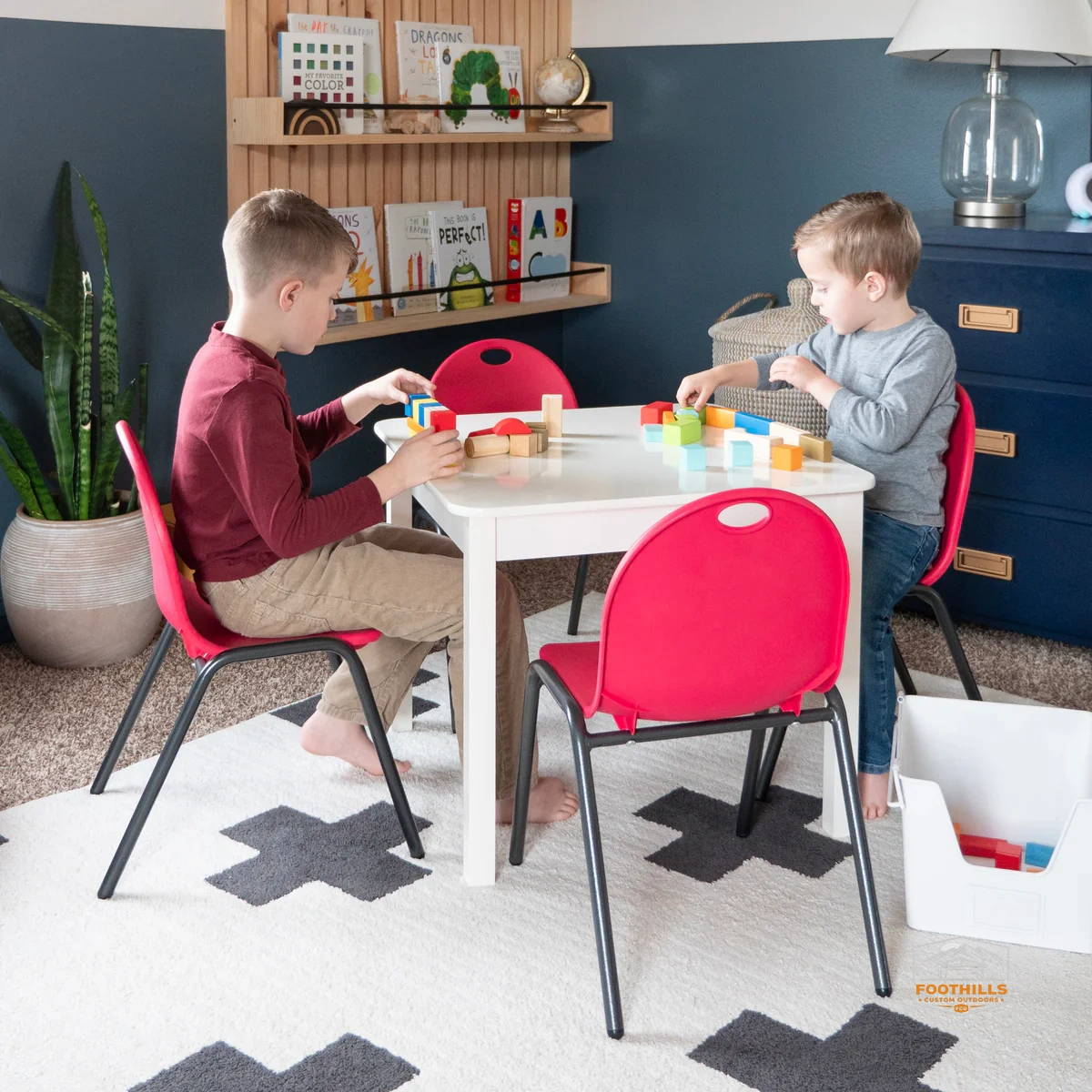 Kid's Stacking Chairs - 4 Pack