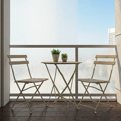 Small Balcony Table and Chairs Set