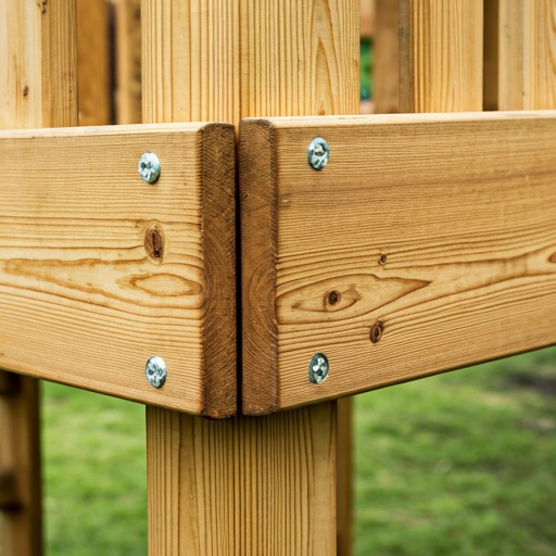 Wooden Timber Corner Joint